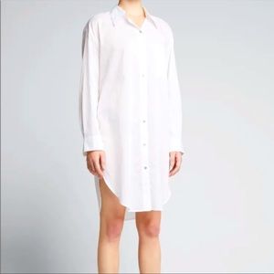 Vince •S• White Button Down Shirt Dress